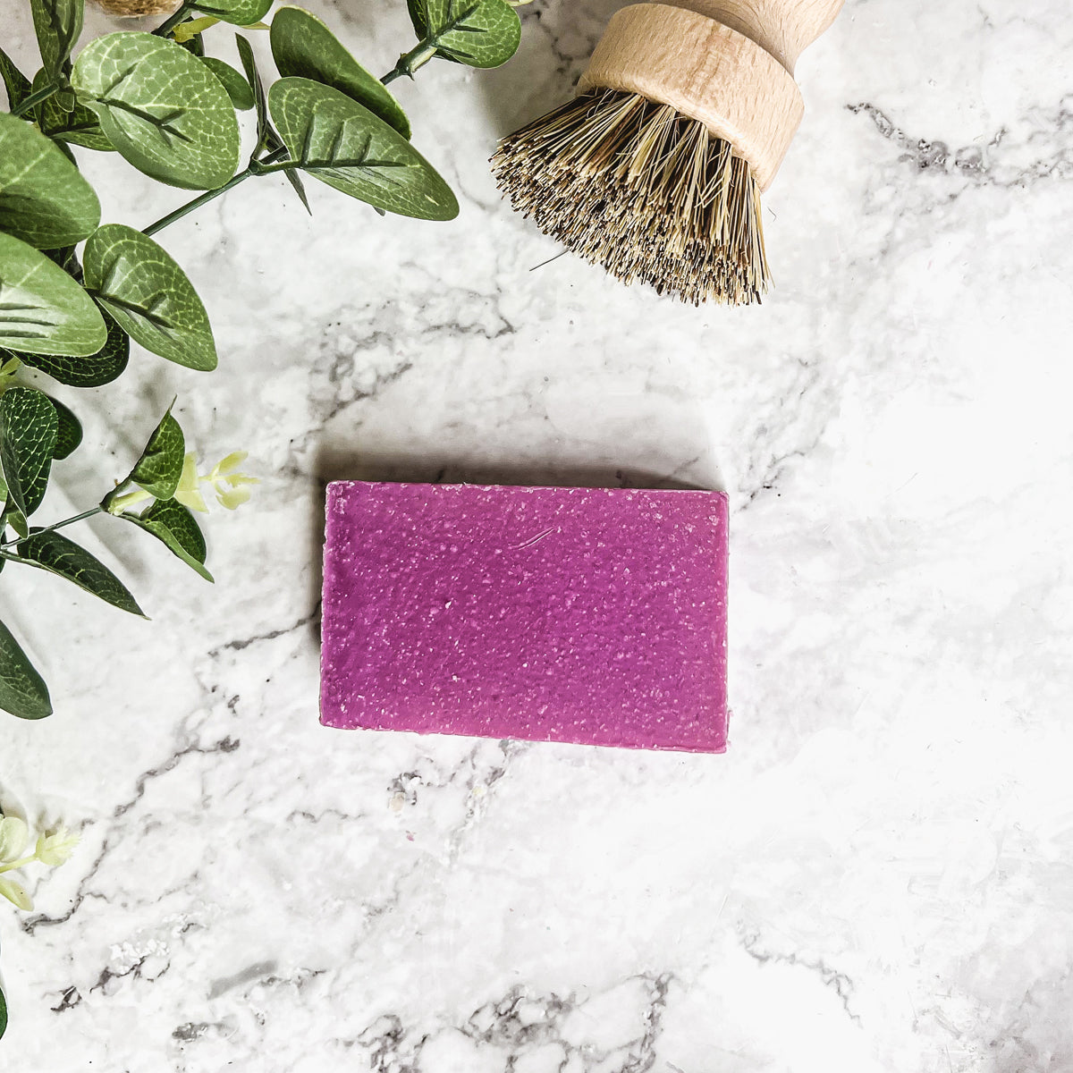 Patchouli Raspberry Soap – Handmade, Organic, Cold-Pressed Exfoliating Bar