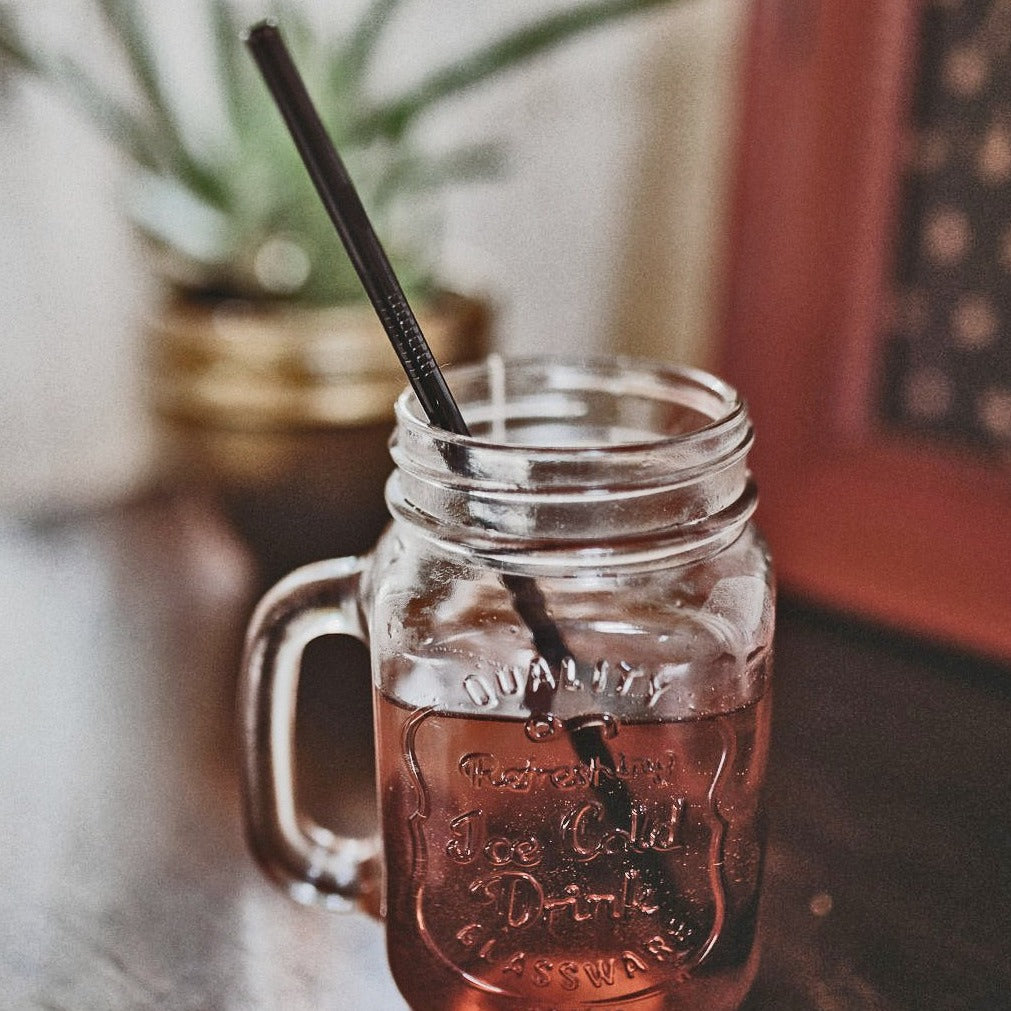 Sweetie Set – 5-Piece Reusable Metal Straw Set with Carrying Bag & Cleaner