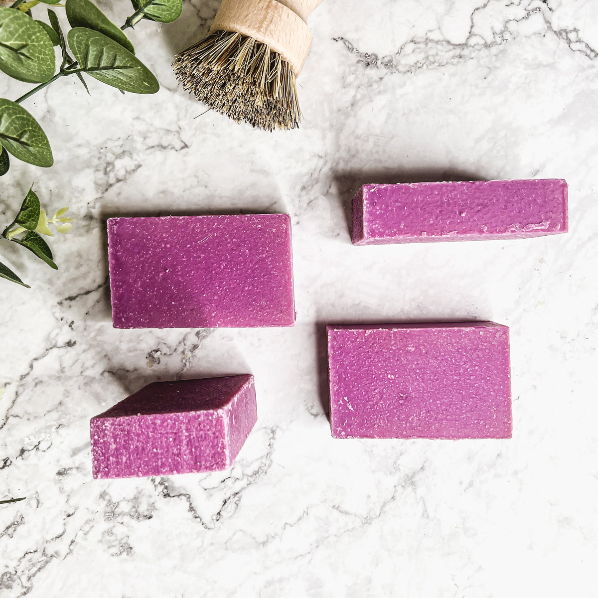 Patchouli Raspberry Soap – Handmade, Organic, Cold-Pressed Exfoliating Bar